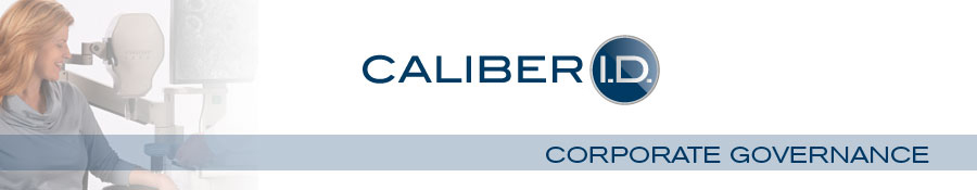 Caliber I.D. - Corporate Governance